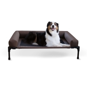K H Pet Products 1660 Chocolate K H Pet Products Original Bolster Pet Cot Large Chocolate 30 X 42 X 7 - All