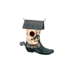 Spoontiques 10385S Western Boot Birdhouse - All