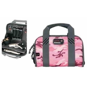 Gps Gps-1106pcpk Gps Double Compact Pistol Case Pink Camoflage Nylon - All