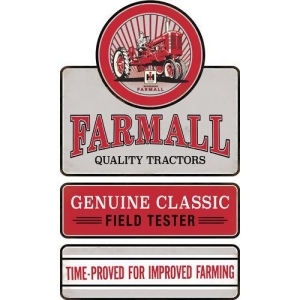 Farmall 90154500 Open Road Brands Linked Emb Tin Sign Farmall Linked Sign - All