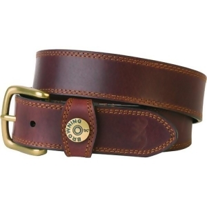 Browning Bbe10100842 Browning Leather Belt 42 Brown W/shotshell Head On Loop - All