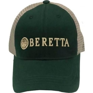 Beretta Bc052016600700 Beretta Cap Trucker L.profile Cotton Mesh Back Green - All