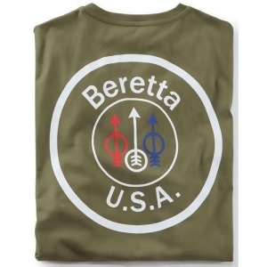 Beretta Ts252t14160783x Beretta T-shirt Usa Logo 3X-large Od Green - All
