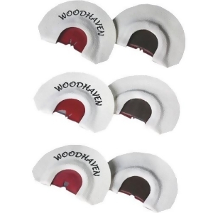Woodhaven Calls Wh070 Woodhaven Custom Calls The Red Zone 3-Pack Mouth Calls - All