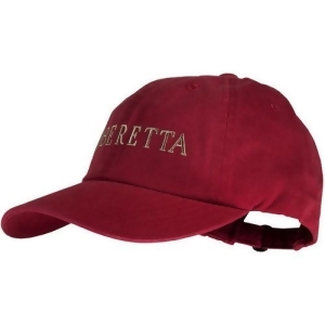 Beretta Bc08209144035a Beretta Cap Beretta Logo Cotton Twill Crimson - All