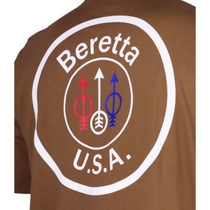 Beretta Ts252t1416083x Beretta T-shirt Usa Logo 3X-large Brown - All