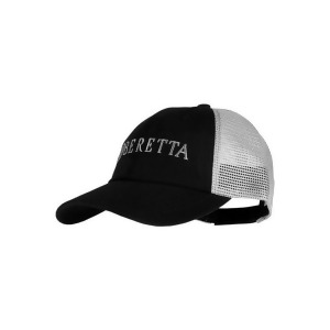 Beretta Bc052016600903 Beretta Cap Trucker L.profile Cotton Mesh Back Black - All