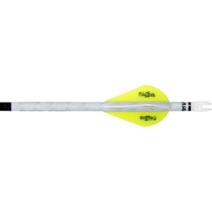 New Archery Products 60177 Nap Quickfletch W/2 Blazer Vanes White/yellow/yellow 6Pk - All
