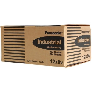 Panasonic 6Lf22xwa/c Panasonic Alkaline 9V Cell w/Shrink 12 piece box of batteries - All