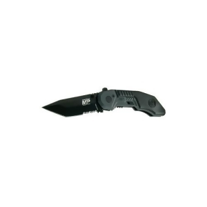 Smith Wesson Swmp3bs S W Knife M P Spring Assist 2.8 Blk S/s Serrated Tanto - All
