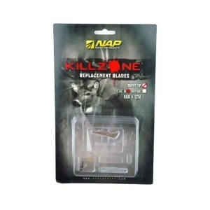 New Archery Products 60598 Nap Replacement Blade Killzone Trophy Tip 100Gr 2 Cut 6Pk - All