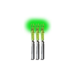 Lumenok X3g Lumenok Lighted Nock X-series Green 3Pk - All