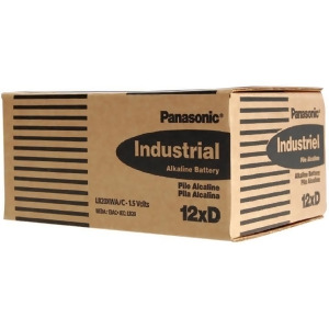 Panasonic Lr20xwa/c Panasonic Alkaline D Cell 12 piece box of batteries - All