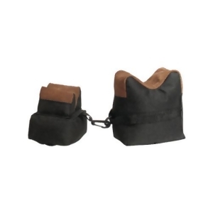 Max-ops Brb2f-28213 Toc Bench Bag 2-Pc Set Black Fabric/tan Leather - All
