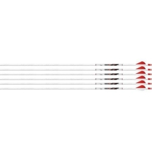 Beman 726412 Beman Arrow Ics White Out 340 W/xpv Vanes 6-Pack - All