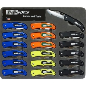 Fortune Products Accusharp 801Lbks Accusharp Paraforce Lock Back Knife Set 18 Knives Per Disply - All