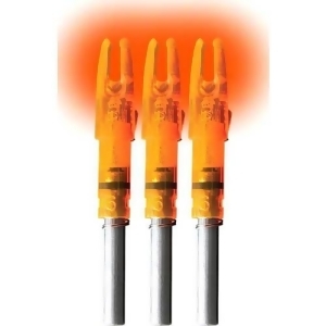 Lumenok Gt3 Lumenok Lighted Nock Gt-series Hd Orange 3Pk - All