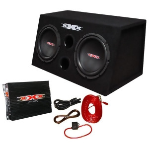 Xxx Xbx1000b Xxx Bass Pkg.dual 10 W/amp Amp Kit. Black Woofers - All