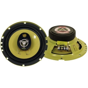 Pyle Plg6.3 Speaker 6.5 3-Way Pyle Gear 280Watts; Yellow Basket/cone - All