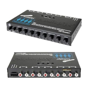 Audiopipe Eq400bt Audiopipe 4 Band Stereo Equalizer/Crossover with Bluetooth 9 volt output - All