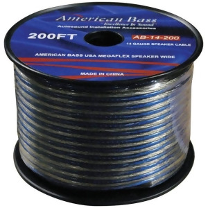 American Bass Ab-14-200 American Bass 14 Gauge 200Ft Megaflex Speaker Wire - All