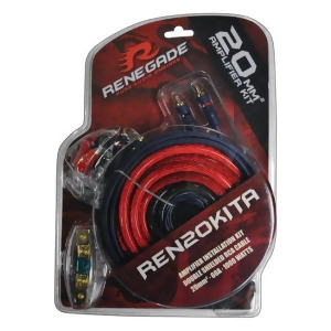 Renegade Ren20kita Renegade 4 Gauge Amp Wiring Kit - All