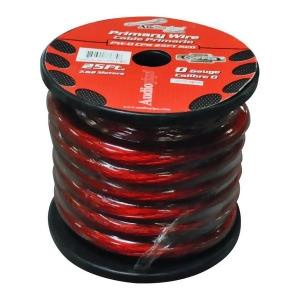 Audiopipe Pw025cprrd Audiopipe 0Gauge 25Ft Copper Power Cable Red - All