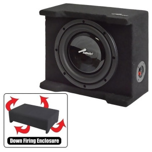 Audiopipe Apsb8bdf Audiopipe Single 8 Shallow Downfire Sealed Enclosure with sub - All