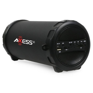 Axess Spbt1031bk Axess Portable Bluetooth IndoorOutdoor Black with Built-In 3 Inch Sub - All