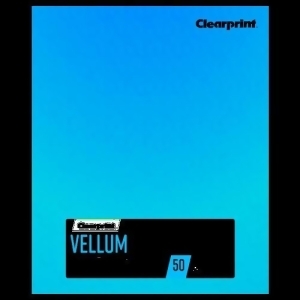 Chartpak Inc. 26321502011 Clearprint Tracing Vellum Pad 50Sh 90G 14X17 - All
