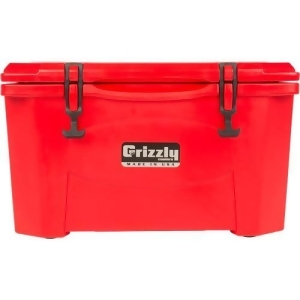 Grizzly Coolers 400017 Grizzly Coolers Grizzly G40 Red/red 40 Quart Cooler - All