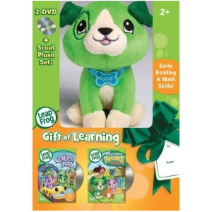 Leapfrog Dvd Double Feature W/scout Plush/2discs - All