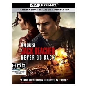 Jack Reacher 2-Never Go Back Blu-ray/4kuhd/mast/ultraviolet - All