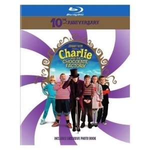 Charlie The Chocolate Factory-10th Anniversary Blu-ray/book - All