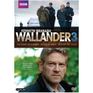 Wallander 3-Event In Autumn/dogs Of Riga/before The Frost Dvd/2 Disc/tfe - All