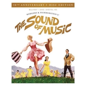 Sound Of Music-50th Anniversary Blu-ray/dvd/cd/digital Hd/5 Disc/uce - All