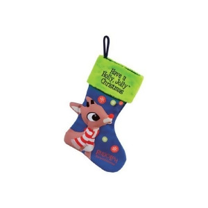 Rudolph Stocking Large W/led - All