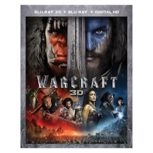Warcraft Blu Ray/3d/digtial Hd/uv/2 Disc 3-D - All