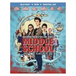Middle School-worst Years Of My Life Blu Ray/dvd W/digital Uv - All