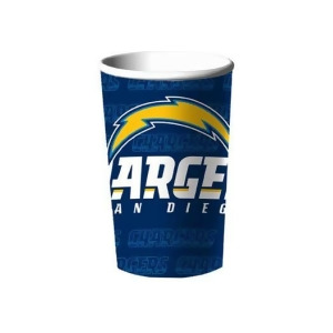 Nfl Cup San Diego Chargers 18 Piece Sleeve 22 Ounce Nla - All