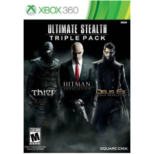 Ultimate Stealth Triple Pack 3 Discs Hitman Absolution/deus Ex/thief - All