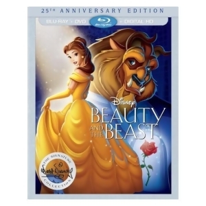 Beauty The Beast-25th Anniversary Blu-ray/dvd/combo/digital Hd - All