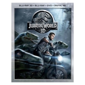 Jurassic World Blu Ray/dvd/3d/digtial Hd/uv/3 Disc 3-D - All