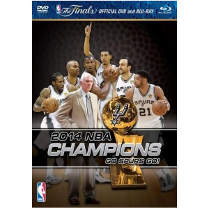 Nba 2014 Championship Spurs Dvd W/free Blu-ray Nla - All