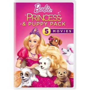 Barbie Princess Puppy Pack Dvd 5Discs - All