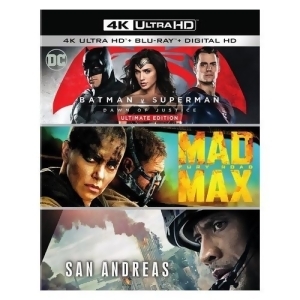Batman V Superman-dawn-le/mad Max-fury Road/san Andreas Blu-ray/4k-uhd - All
