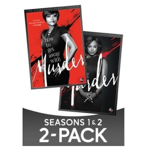 How To Get Away With Murder-seasons 1 2 Dvd/2pk/8 Disc - All