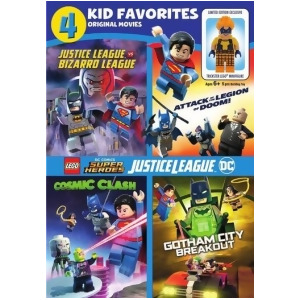 4 Kids Favorites-lego Dc Super Heroes Dvd/w-figurine - All