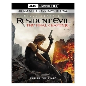 Resident Evil-final Chapter Blu-ray/4k-uhd/ultraviolet Combo - All