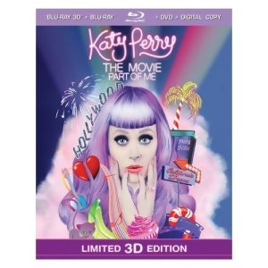 Katy Perry-movie-part Of Me Blu-ray/3d/dvd/dc/3 Disc 3-D Nla - All